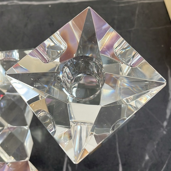 Crystal candlesticks - Picture 5 of 5